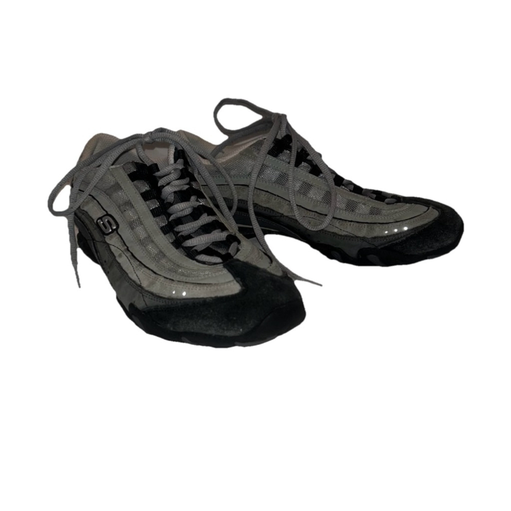 Women's Skechers Sneakers Gray/Black Size 9.5